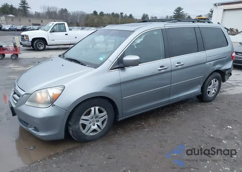 2007 Honda Odyssey Ex-L z USA, uszkodzony, nr VIN 5FNRL38727B110352